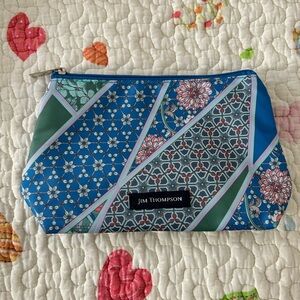 Jim Thompson cosmetic pouch